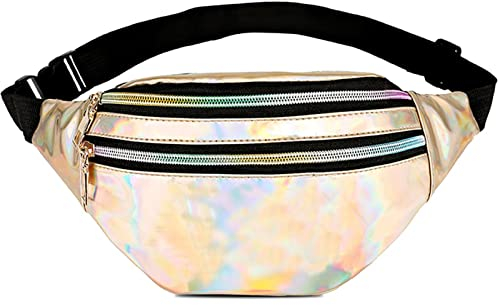 Bauchtasche Gürteltasche Damen Herren Hüfttasche Sport Wasserdicht Stylisch Fanny Pack Unisex für Outdoor Reise Wandern Reisen Urlaub Party Festival