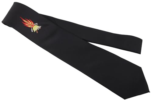 Zunftbedarfde Krawatte Feuerwehr modern schwarz