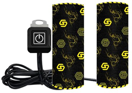 Beheizte Griffe für Motorräder, Schneemobil, ATV, Motorrad, USB, DC5 V, Lenkerwärmer, Kit mit 6 Gängen, beheiztes Pad, Motorräder, beheizte Griffe für Schneemobil, ATV, Motorrad, USB, DC5V, 6 Gang