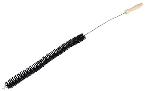 Dryer Vent Brush, Heavy Duty Fiber Bristles, Comfortable Grip Dryer Dust Tool, Flexible Long Rod for Tumble Dryer to Remove Clogs
