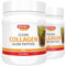 Megamax Nutrition - 2x300 g - Clear Collagen Peptide - Tasty & More Glow 25 g Protein bei 3 Portionen Lime-Minze - ideal für Haut und Haare - Pulver wie die Limo - klar wie Isoclear
