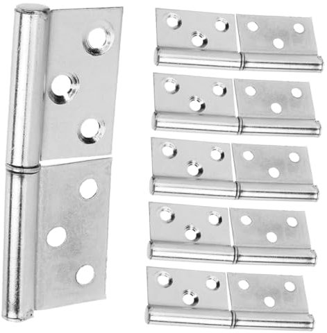 QUMIIRITY 6pcs Stainless Steel Hinges Swing Hinges Heavy Duty for Doors and Windows Easy Installation and Maintenance