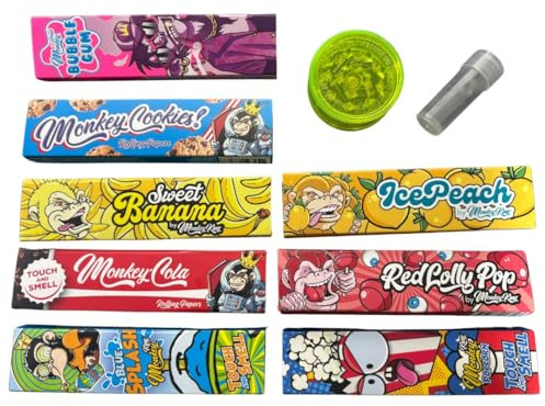 Monkey King Flavoured Papers Set - 8 Packs + Extras