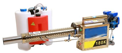 guoyjmm Professionelle ULV-Nebelmaschine, Tragbare 15L Thermo Nebelmaschine, Elektrischer Sprüh-Aerosol Zerstäuber zur Desinfektion im Innen- und Außenbereich,180