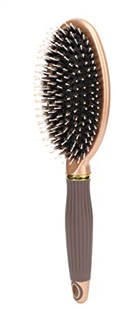 Qukaim Cepillo desenredante de pala, cepillo de pelo de pala, cepillo multifuncional para desenredar el cuero cabelludo para el cuidado del cabello y la barba, diseño de dientes anchos, adecuado para