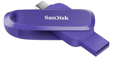 SanDisk Phone Drive for Android - 32GB (Yellow Daffodil) (Purple Opulence)