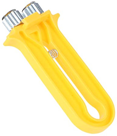 POPETPOP Imkerei Drahtspanner Und Crimpzange Wabendraht Spanner Bienenzucht Werkzeug Mit Kunststoffgriff Orange Für Rahmenrahmenspannung Und Einhandbedienung