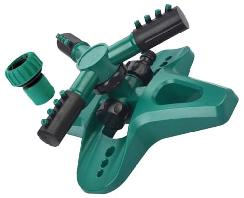 KONTONTY Rociador Automático para Jardín Aspersor Rotativo De Agua Sistema De Riego para Césped Aspersor De Jardín para Vegetales Herramienta De Riego para Césped