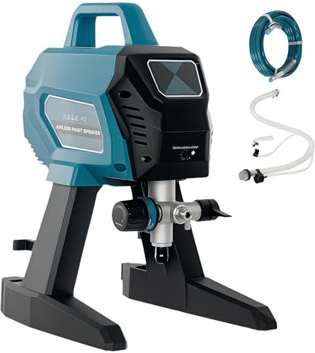 HOMCOM Airless Paint Sprayer Thinning-Free 200 Bar High Pressure Blue