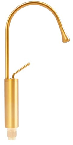 Wasserhahn Küche Heißen und Kalten Küche, Hoherdruck Mischbatterie 360° Drehbare Küchenarmatur Gold Wasserhahn Arbeitstemperatur 99°C Auslaufhöhe von 30cm
