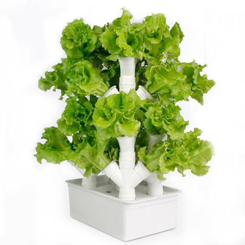 Sistema di Coltivazione idroponica, Torre di Coltivazione Verticale, Torre per ortaggi, Kit di Coltivazione idroponica a 2/3/4 colonne, Sistema di Coltivazione a Torre idroponica, Regalo per