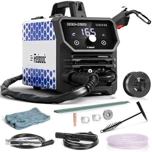 Reboot 165A 4-in-1 MIG Welder for Beginners Gas/Gasless/Lift TIG/Stick