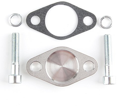 TAKPART 8mm EGR AGR Ventil Blanking Block Platten Kit mit Dichtung Ventildeckeldichtung für E53 E65 E66 E38 E39 E46 X5