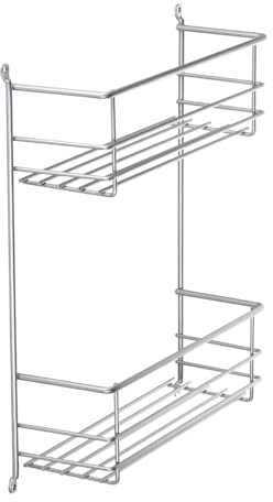 SOTECH Putzmittelkorb II 323 x 102 x 380 mm 2-etagig | für Wandmontage oder Montage in Schränken von Ordnungsystem Korb für Küchenutensilien