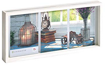walther design Bilderrahmen weiss 3X 10x15 cm Galerierahmen Rustic SL315W