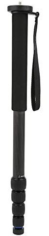 Topiky Portable Photographie Monopode, Professionnel 5-10 kg Charge 50cm-170cm télescopique en Fibre de Carbone caméra extérieure Monopod trépied Alpinisme Canne bâton de Marche