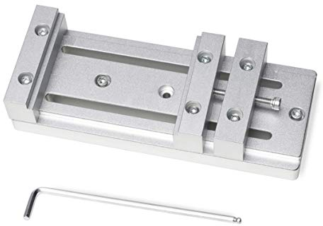 Mini Low Profile Bench Vise Workholding Clamp Work Table for FoxAlien Masuter Pro, Masuter 3S, Masuter 3, XE-PRO CNC Router Machines