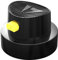 AUPROTEC Lot de 10 têtes de pulvérisation de rechange pour bombes aérosols Noir/jaune