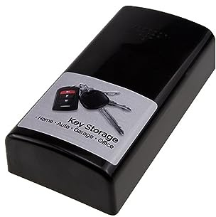 Shkalacar Cassetta Portachiavi per Auto a Scomparsa Magnetica con Forte Magnete Cassetta Portachiavi Emergenza Nascosta Anti-smarrimento per Auto Camion Home Office