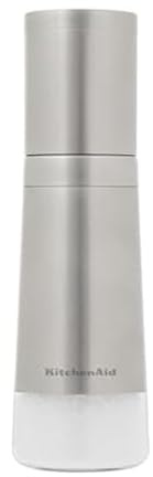 KitchenAid Stainless Steel Filled Salt Grinder, 8 Inch