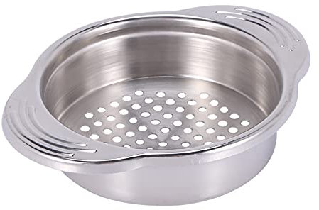 Osmond Stainless Steel Food Can Strainer Sieve Tuna Lid Oil Drainer Remover, Unique No-Mess Dishwasher Safe Design