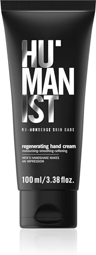 HUMANIST – Crema Rigenerante per le Mani da Uomo – Idrata – Leviga – Nutre – Burro di Karité, Olio di Semi di Cotone, Olio di Soia, Vitamina E – 100 ml