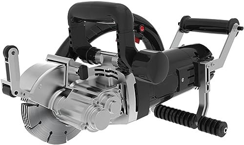 HQYMXYGEUR 5000W 6500Rpm Wall Chaser, Electric Wall Chaser, Wall Groove Cutting Machine, Wall Groove Cutting Machine Slotting Machine for Brick Granite Marble Concrete