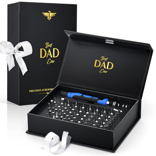 WEARXI Gifts for Men, 60 in 1 Precision Screwdriver Set,Dad Birthday Gifts | Presents for Dad Gifts, Dad Christmas Presents Stocking Fillers for Men Stocking Stuffers Gadgets Gifts for Him