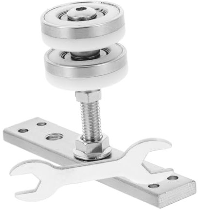 GETAJGHSD Heavy Duty Crane Wheel Hidden Door Hinge Cable Pulley Wheel Small Pulley Screen Door Wheels Replacement Trolley with Wheels Steel Roller Pulleys for Rope Sliding Door Wheels