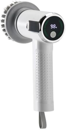 Rechargeable Electric Cleaning Brush With Multi Surfaces Heads Cordless Rotary Scrubber For Shower Floor Car Bathtub Electric Tile And Grout Cleaner