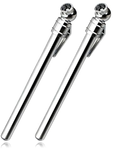 2 Pieces Tire Pressure Gauge, Tire Air Pressure Pencil with Pocket Clip, Car Measuring Tools Pencils for Cars Trucks RVs Bike Motor Vehicles Caravan Cyle