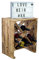 Kistenkolli Altes Land Weinregal X geflammt Maße 50x40x27cm Regalkiste Flaschenablage Weinregal Apfelkiste/Weinkiste Flaschensystem Zeitungständer Ablagefächer