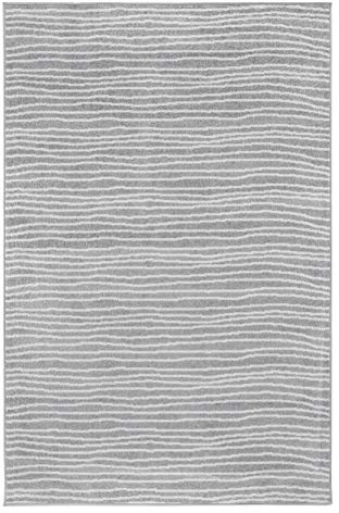 andiamo Webteppich Bolonia Streifen-Muster modern Polypropylen Öko-Tex 100 Teppich in grau, 120 x 170 cm