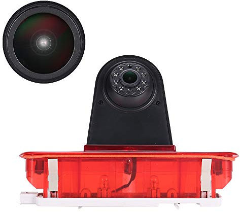 1280*720 Pixel 1000TV Linien HD Objektiv 170°Super Weitwinke Auto Rückfahrkamera, Nachtsicht Bremslicht Rückfahrkamera Transporter für Fiat Doblo 263 van (2010-Present)/ Opel Conbo (2011-2018)