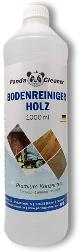 PandaCleaner Holzboden Reiniger - 1000ml zur Parkett Reinigung & Laminat Pflege - Die nachhaltige Pflege von Holzböden - Parkett Reiniger Konzentrat- Holzreiniger & Holzpflege | 1000ml zur Parkett Reinigung & Laminat Pflege - Parkett Reiniger Konzentrat- Holzreiniger & Holzpflege