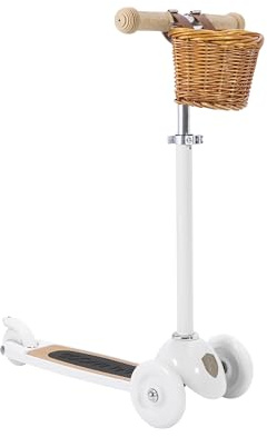 Banwood Tretroller mit 3 Rädern und Korb für Kinder