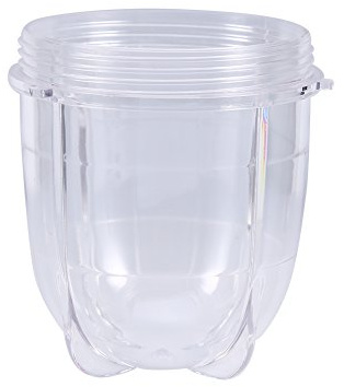 TOPINCN Replacement Cup For Blender Mixer Plastic Transparent Tall Cup Or Short Cup Blender Juicer Replacement Parts Accessories(Short Cup)