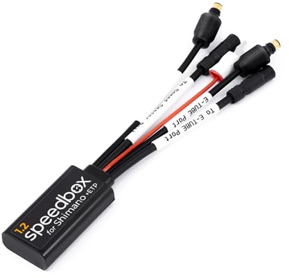 SpeedBox 1.2 compatible con Shimano/Chip de tuning para bicicletas eléctricas con motores Shimano E8000, E7000, E6100, E5000 + E-Tube port Di2 + Sistema Satélite