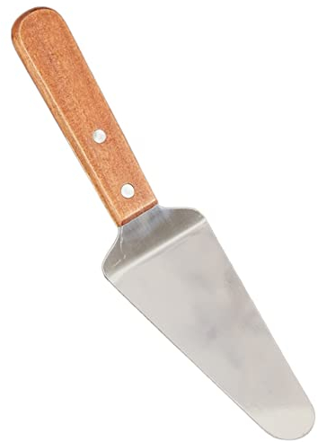 TONGDY Kitchen Baking Tools, Stainless Steel Pizza Cutter Shovel, Non Slip Handle, Triangles Pancake Flipper, for Cake, Dessert, Tart