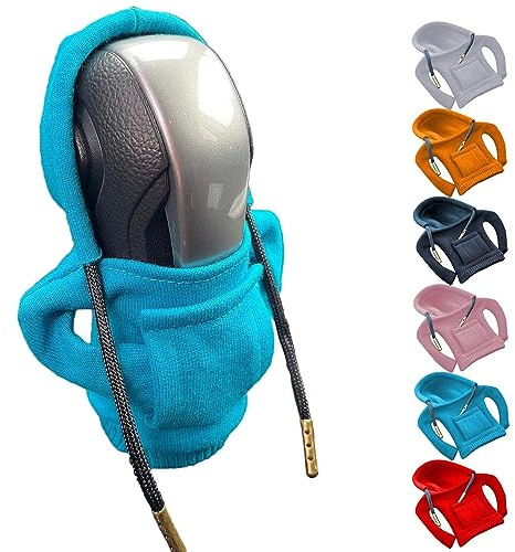 GYORI Auto schaltknauf Abdeckung,Hoodie für schaltknauf automatik,Gangschaltung Hoodie-Abdeckung,schaltknauf Hoodie,Gangschaltung Pullover Innenraum Zubehör