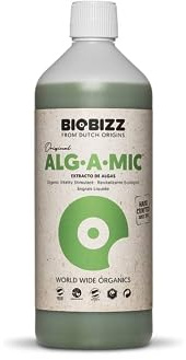 GROWMANIA Fertilizante Alg a mic de BioBizz 1 L | Abono Orgánico procedente de Algas Marinas para Crecimiento de Plantas y Cultivos