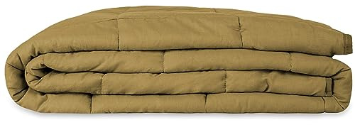 Wrap-Ninja Gewichtsdecke 135x200 7 kg Anti Stress Therapiedecke 100% Baumwolle Decke für Besseren Schlaf Weighted Blanket Schwere Decke Oeko-TEX 100% für Erwachsene