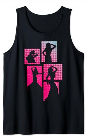 Bauchtänzerin Bauchtanz Oberteil Bauchtanzrock Hüfttuch Tank Top