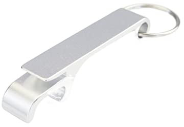 Abrelatas Manual Opción multicolor Abrelatas Llavero Anillo Tigre Abrelatas Regalo personalizado (Color : Silver)