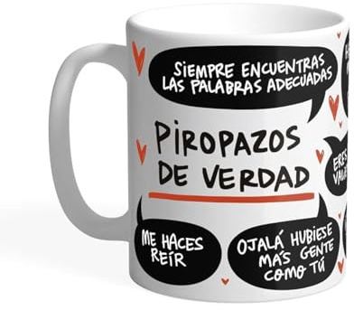 Pedrita Parker Taza desayuno divertida Taza café - Piropazos de verdad - Taza cerámica