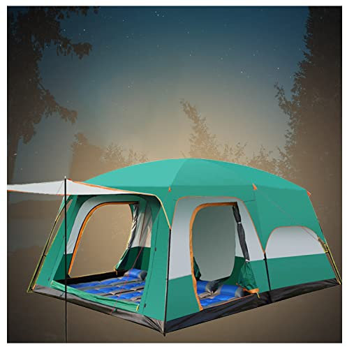 NOALED Zelt für Camping, 5 bis 8 Personen, Belüftung, schnell aufgebautes, günstiges Zelt, stabile, robuste Pop-up-Zelte, ideal für Camping im Garten