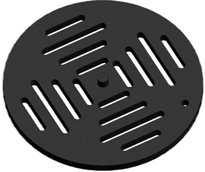 Kaminrost - Passend für Hark Kaminöfen inkl. Modellübersicht - Ascherost Kamin aus massivem Stahl - feuerfest & hitzebeständig - Kaminrost Feuerrost Kaminofen Rost [Ø 215x10 mm]