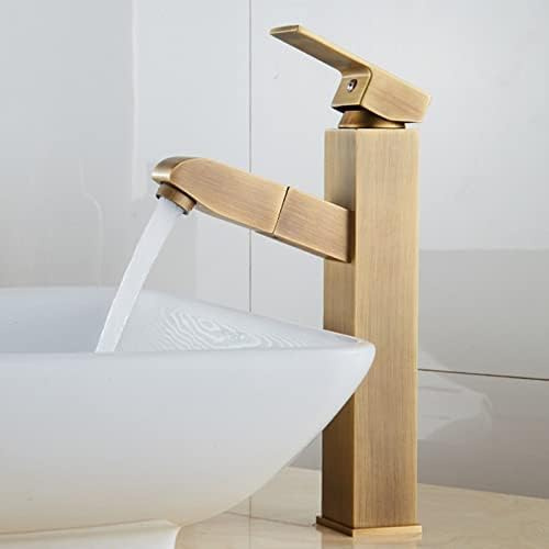 Rubinetto Cucina Miscelatore Lavabo Con Doccetta Estraibile Rubinetto Cucina Rubinetteria Bagno Rubinetto Lavabo Monoblocco Monocomando Estensibile Cromato,Inferiore,Antico,inferiore