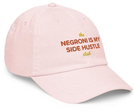 ANCHOR & CREW Pastel Negroni is My Side Hustle Club Chino Embroidered Cap