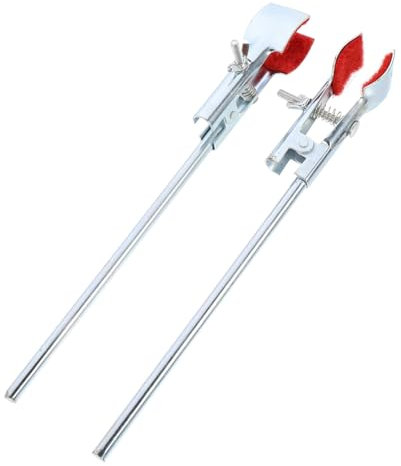 GETAJGHSD Experimentierklemmen-set 2-teilig Kolbenklemme Becherklemme Rohrklemmenhalter Laborklemme für Laborarbeiten